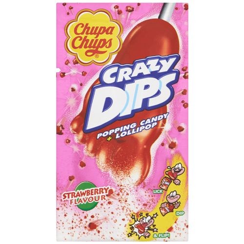 Chupa Chups Crazy Dips Strawberry
