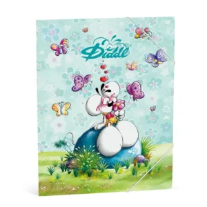 Diddl Blauwe Elastomap A4