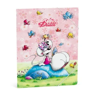 Diddl Roze Elastomap A4
