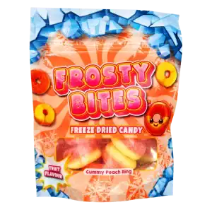 FB Freeze Dried Candy Gummy Peach Rings