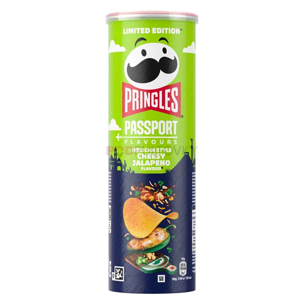Pringles Passport Mexican Style Cheesy Jalapeno - Limited Edition